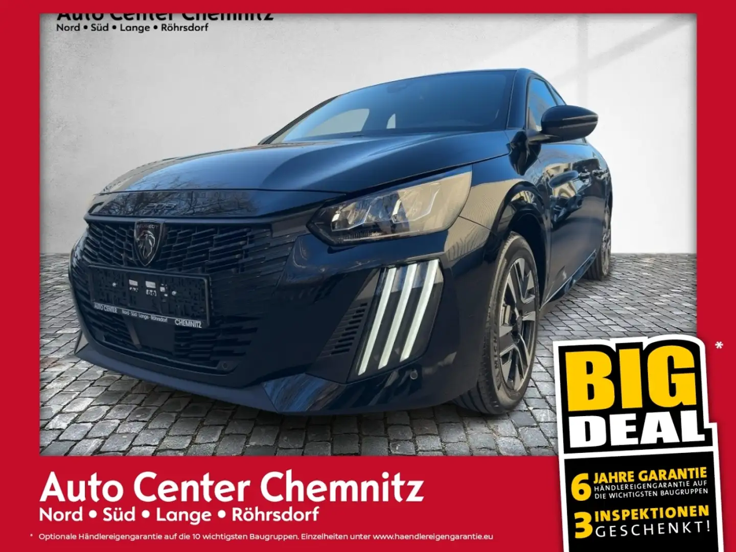 Peugeot 208 AT8 Allure LED/Teilleder/KlimaA/SHZ/PDC Siyah - 1