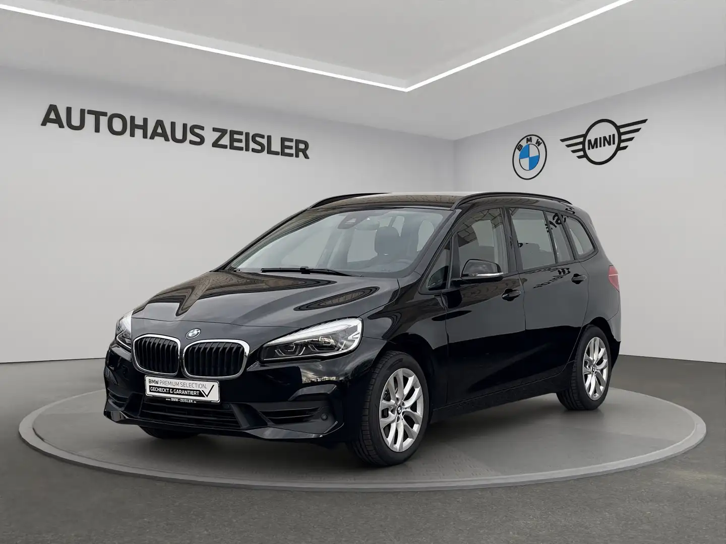 BMW 220 i Gran Tourer Automatik +ANHÄNGERKUPPLUNG+ Schwarz - 1
