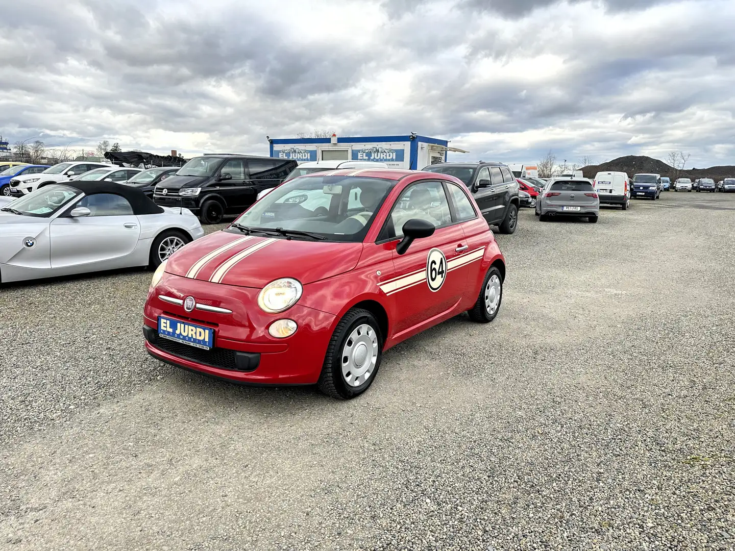 Fiat 500 Pop 1.2L *64* 79tKm *1. HAND* TÜV NEU*GEPFLEGT* Rot - 2