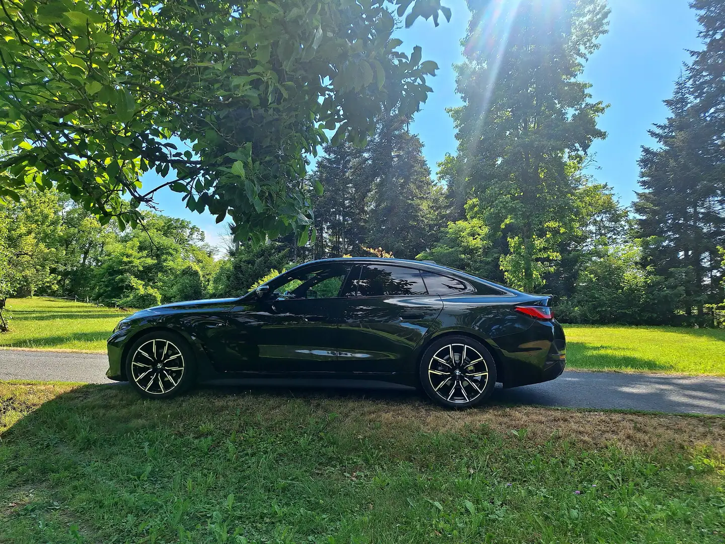 BMW 420 420d Gran Coupe X Drive M Sport Aut. Grün - 1