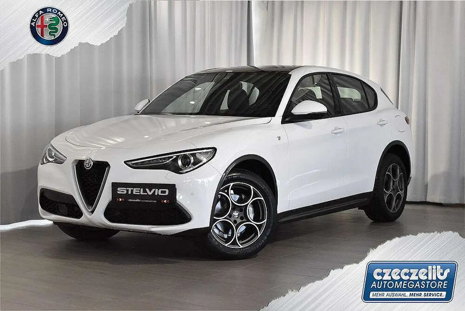 Alfa Romeo Stelvio Ti Q4 Weiß - 1