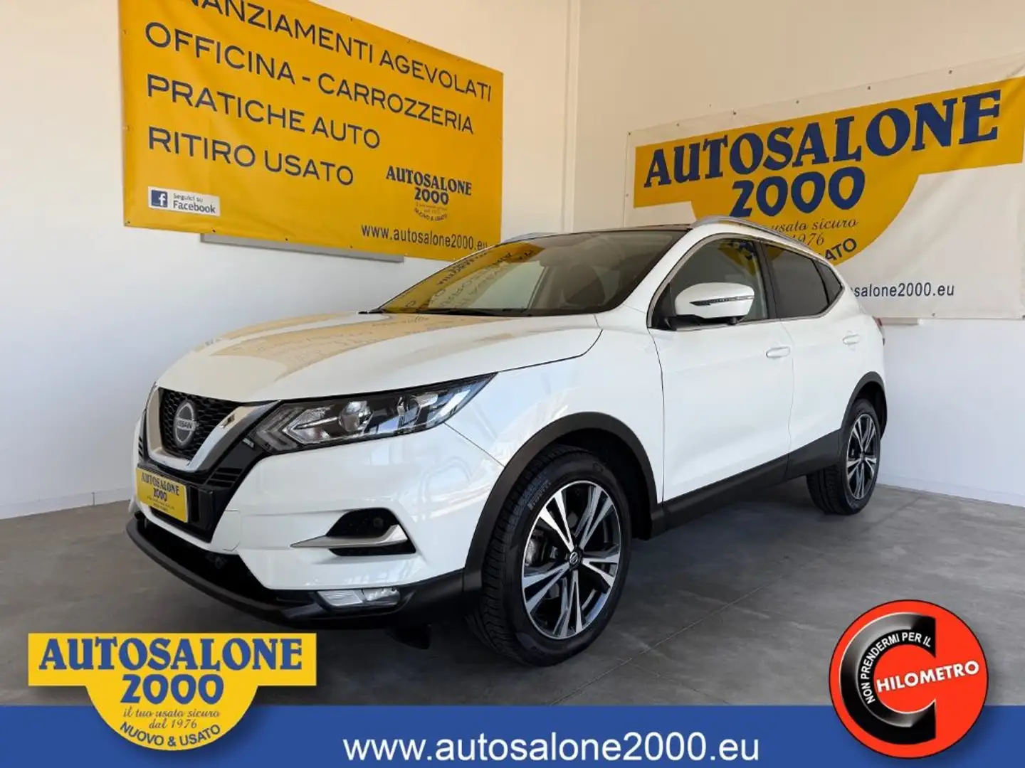 Nissan Qashqai 1.3 DIG-T 140 CV N-Connecta TETTO / PREZZO REALE Bianco - 1