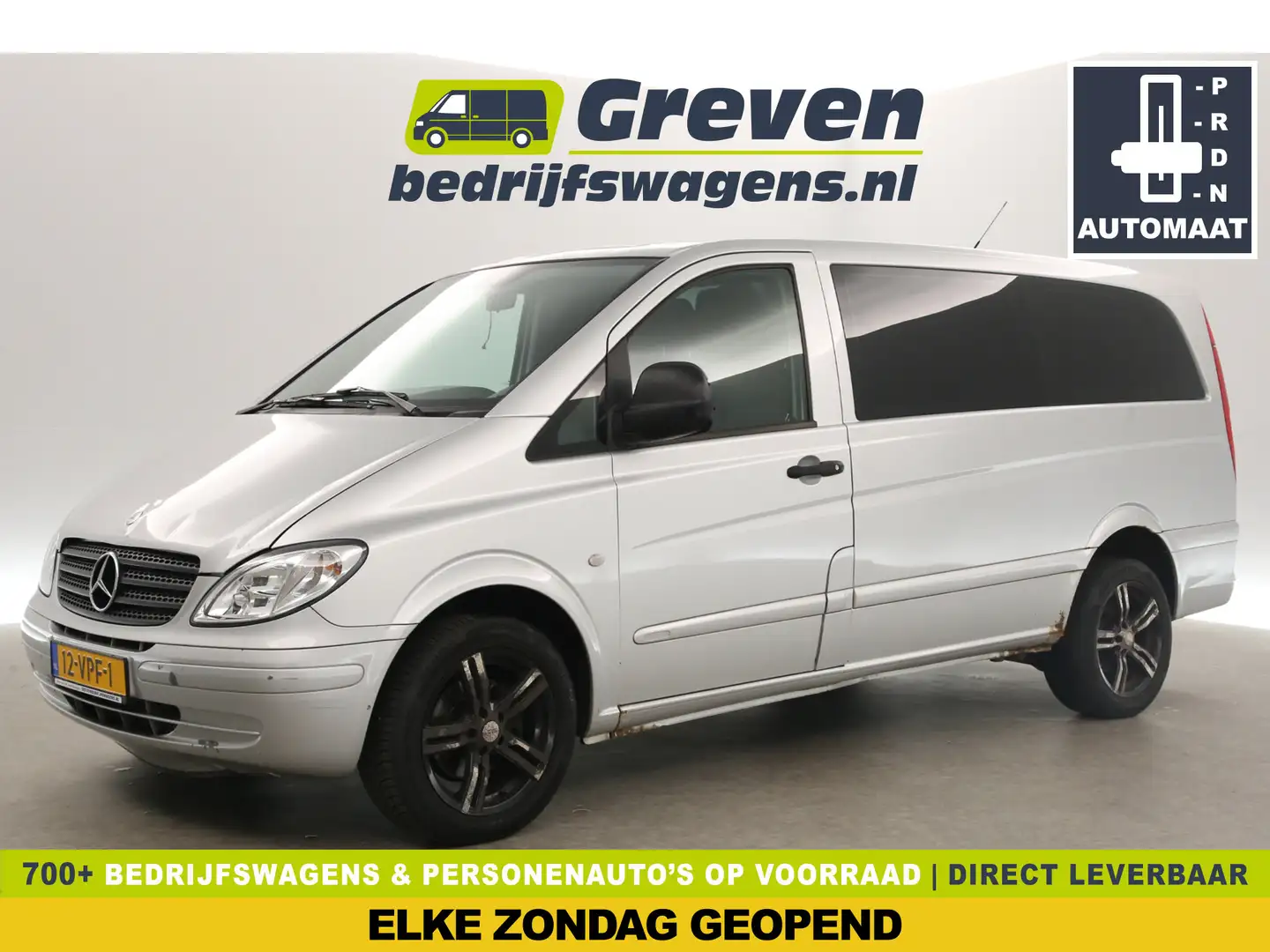 Mercedes-Benz Vito 120 CDI 320 Lang V6 204PK Automaat | MARGE! | Airc Srebrny - 1