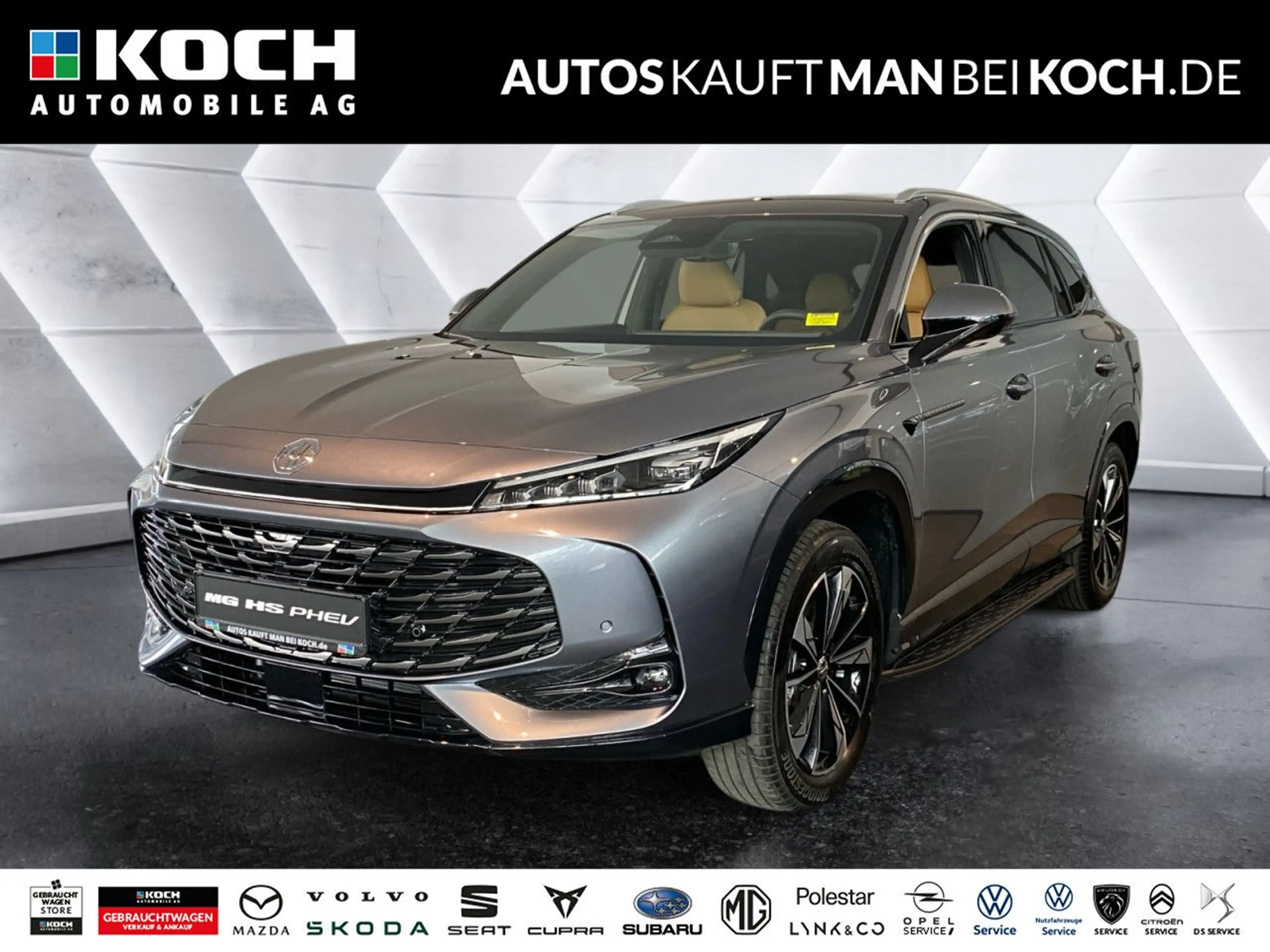 MG HS PHEV LUX MY25.5 SHZ NAV 360 Grey Braun