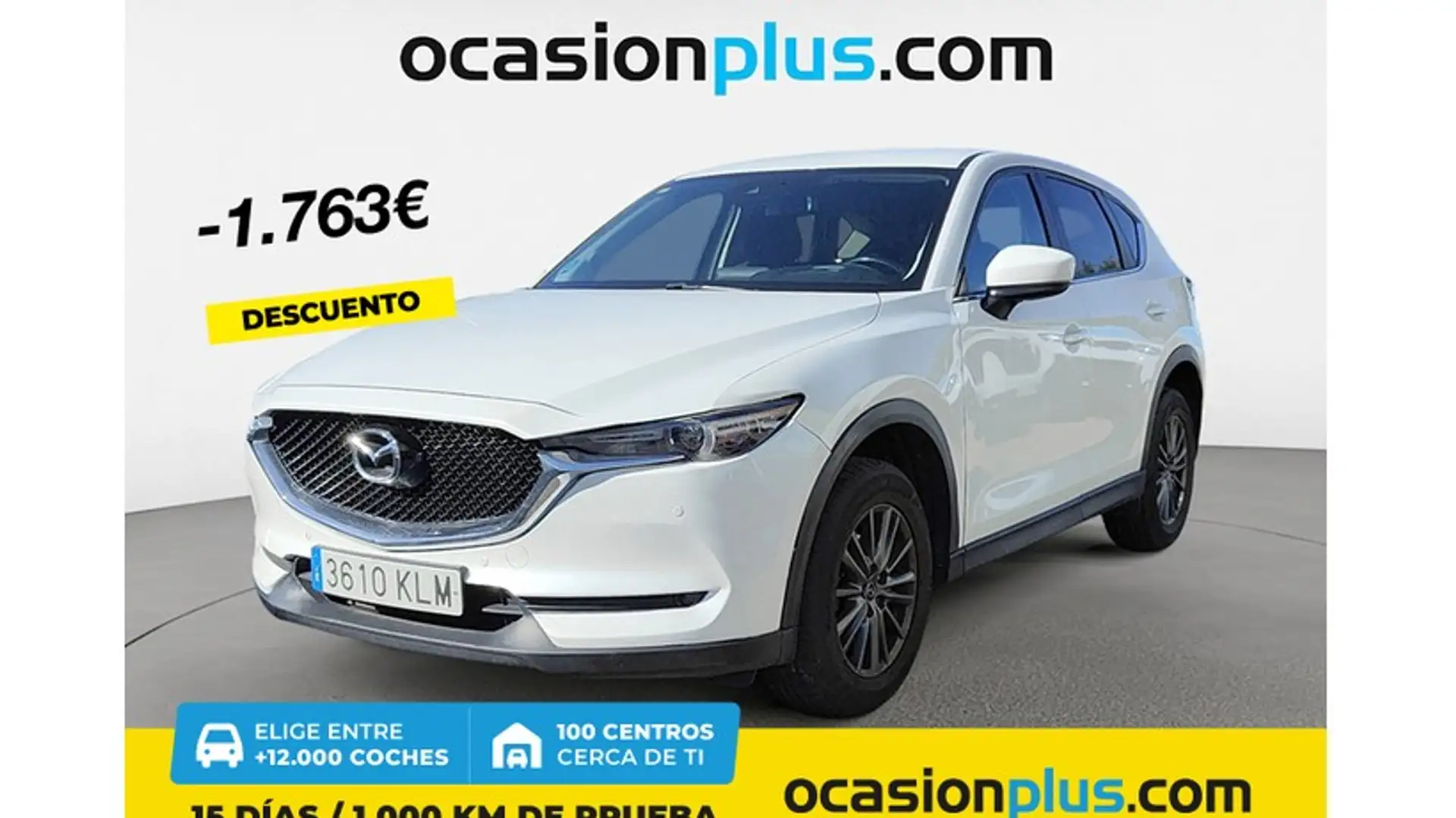 Mazda CX-5 2.2D Evolution 2WD Aut. 110Kw Blanco - 1