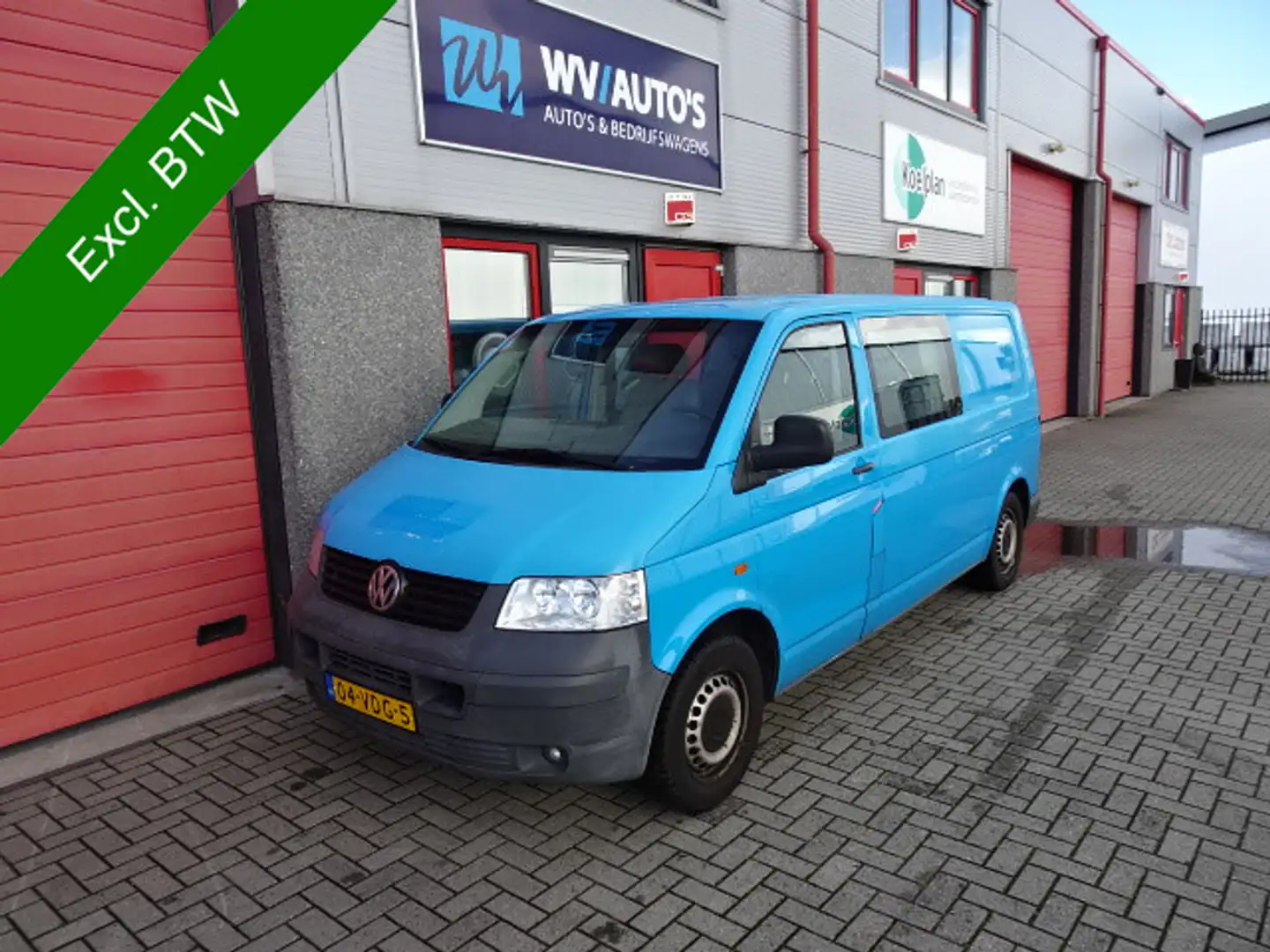 Volkswagen T5 Transporter 2.5 TDI 340 Budgetline DC airco Blau - 1