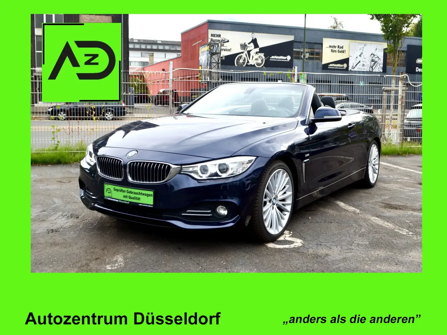 BMW 420 d Cabrio *AUTOMATIK*XENON*NAVI*LEDER*SITZHEI Blau - 1
