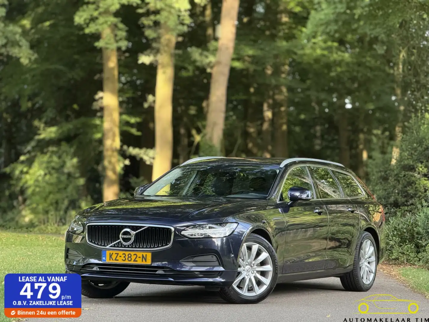 Volvo V90 2.0 T5 Momentum / Orig. NL / NAP Blauw - 1