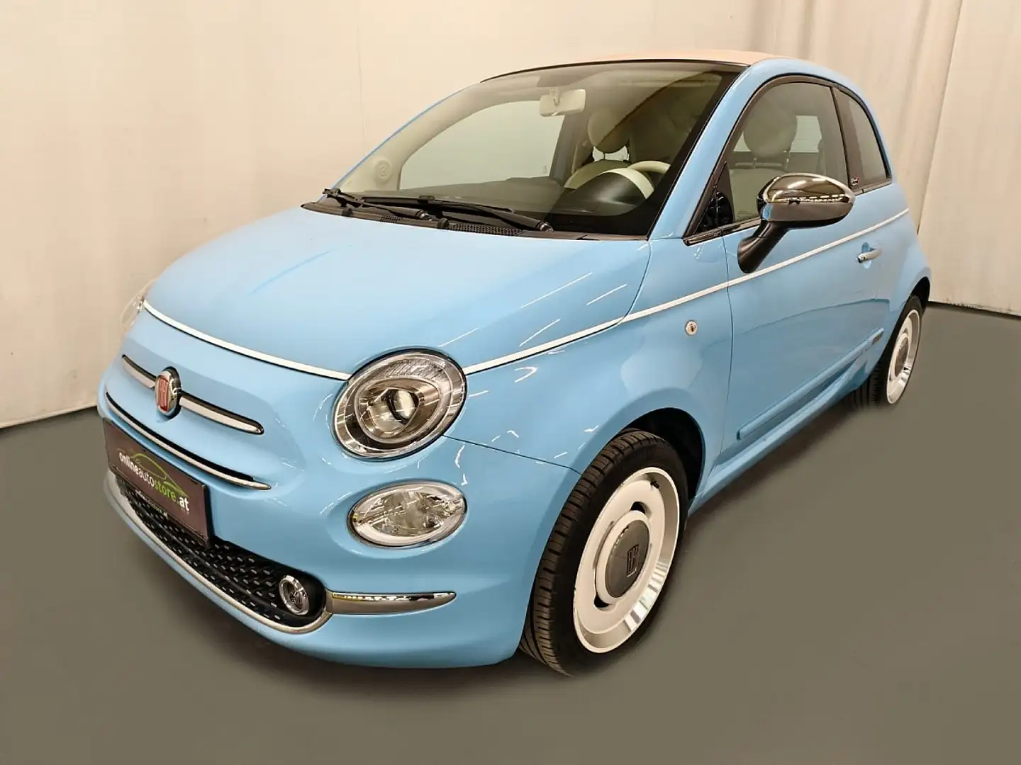 Fiat 500C 1,2 Fire 70 500 Spiaggina ´58 Blau - 1