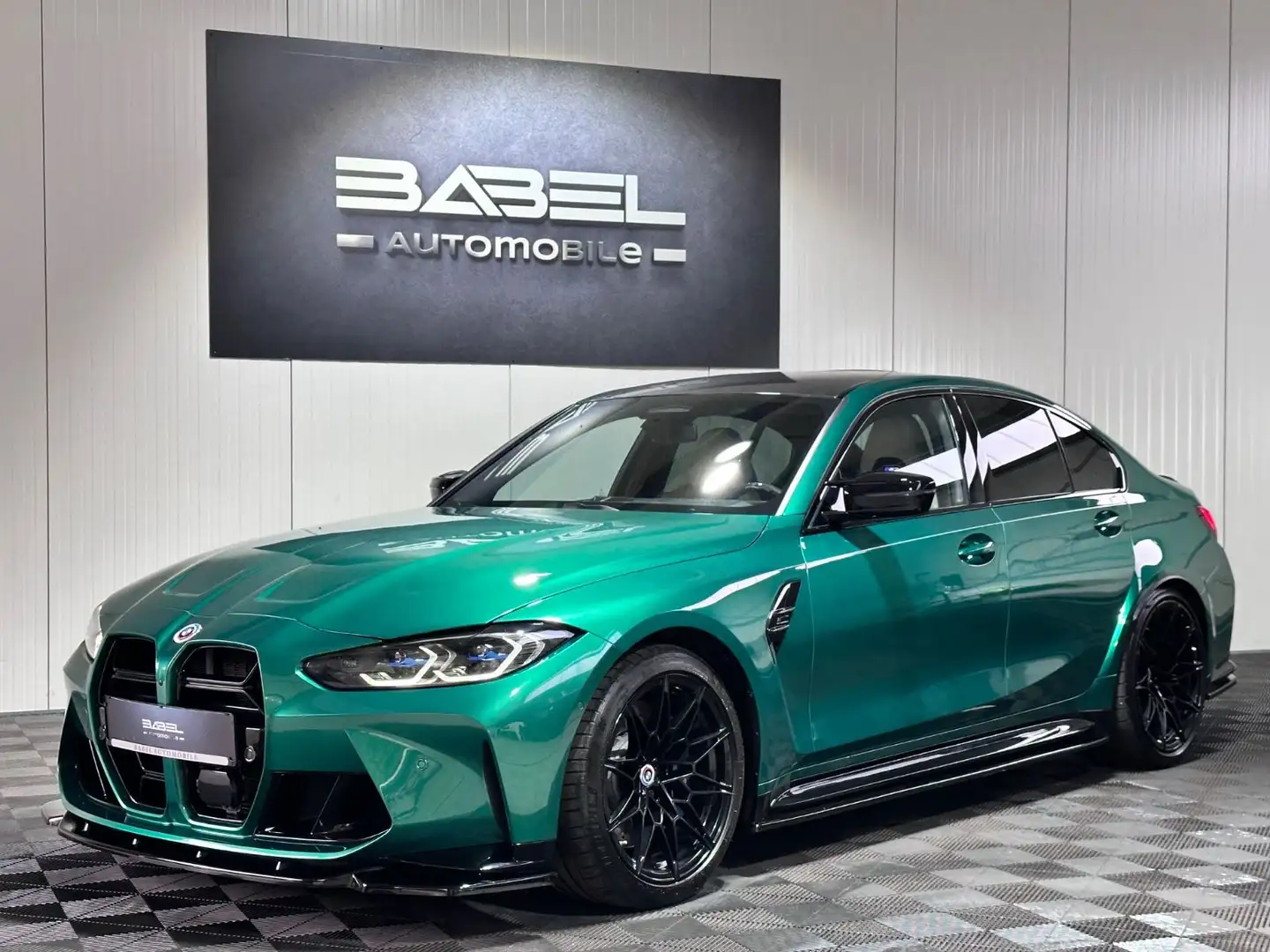 BMW M3 Baureihe Lim. xDrive Competition Facelift Grün - 1