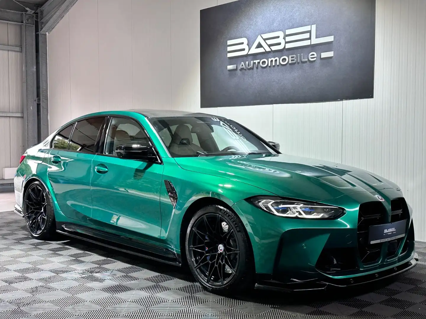 BMW M3 Baureihe Lim. xDrive Competition Facelift Grün - 2
