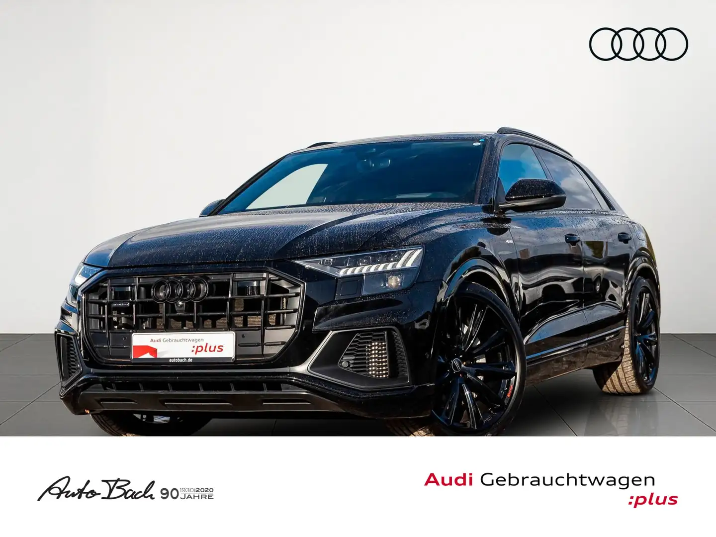 Audi Q8 S line 55TFSI e Navi LED HuD Panorama ACC AHK Noir - 1