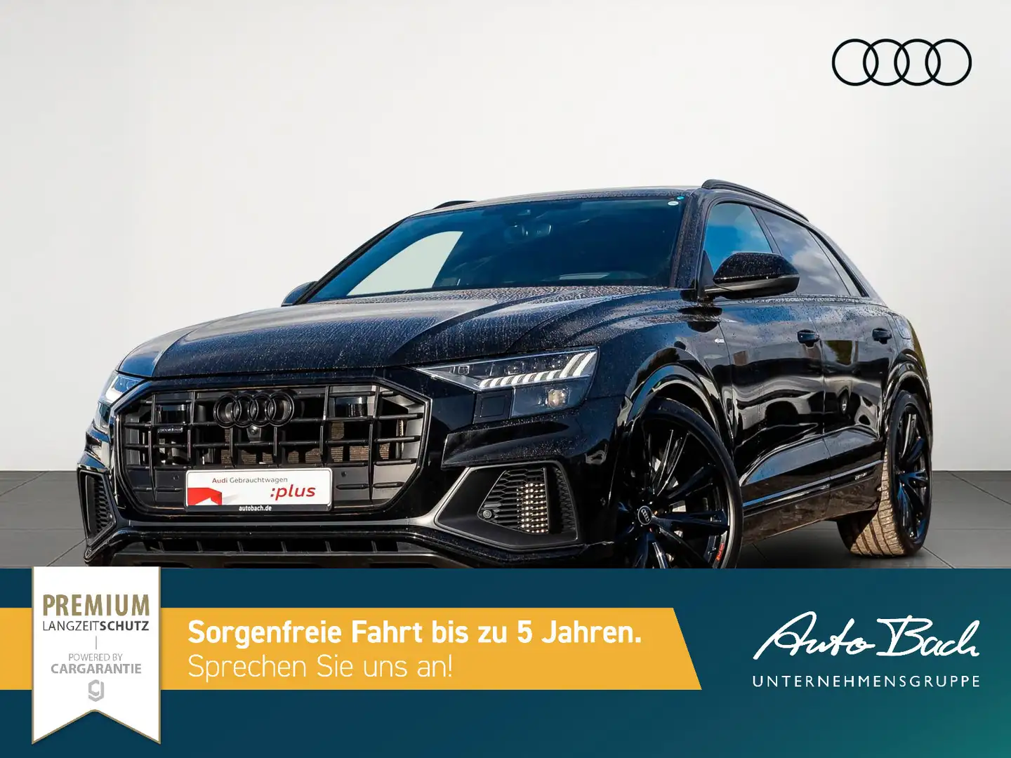Audi Q8 S line 55TFSI e Navi LED HuD Panorama ACC AHK Noir - 2
