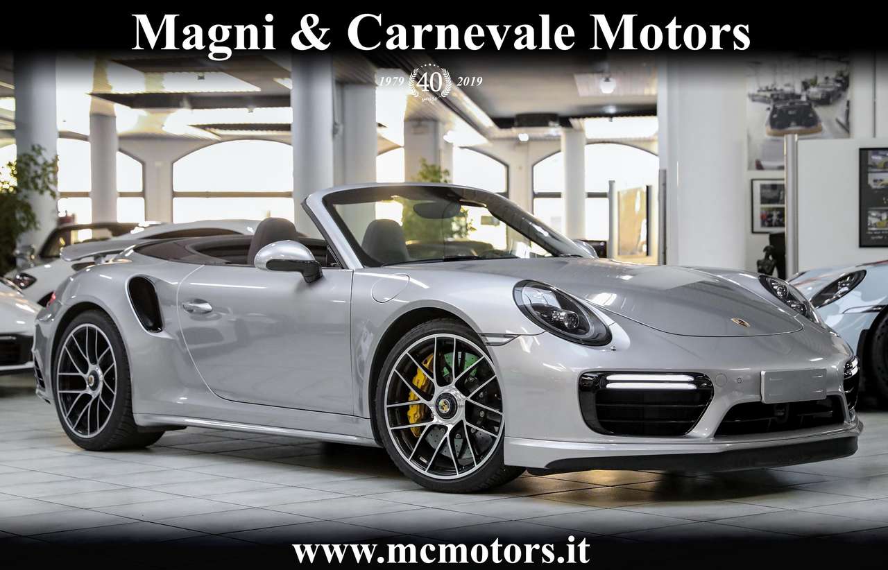 Porsche 911 991 TURBO S CABRIO|PELLE|LIFT SYS|SCARICO SPORTIVO