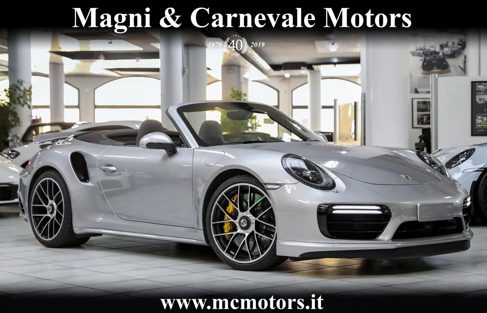 Porsche 911 991 TURBO S CABRIO|PELLE|LIFT SYS|SCARICO SPORTIVO Argento - 1