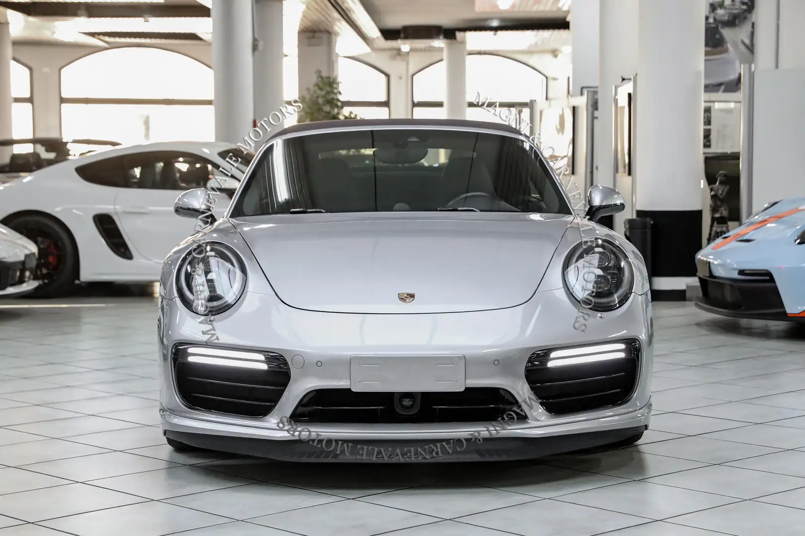 Porsche 911 991 TURBO S CABRIO|PELLE|LIFT SYS|SCARICO SPORTIVO Argento - 2