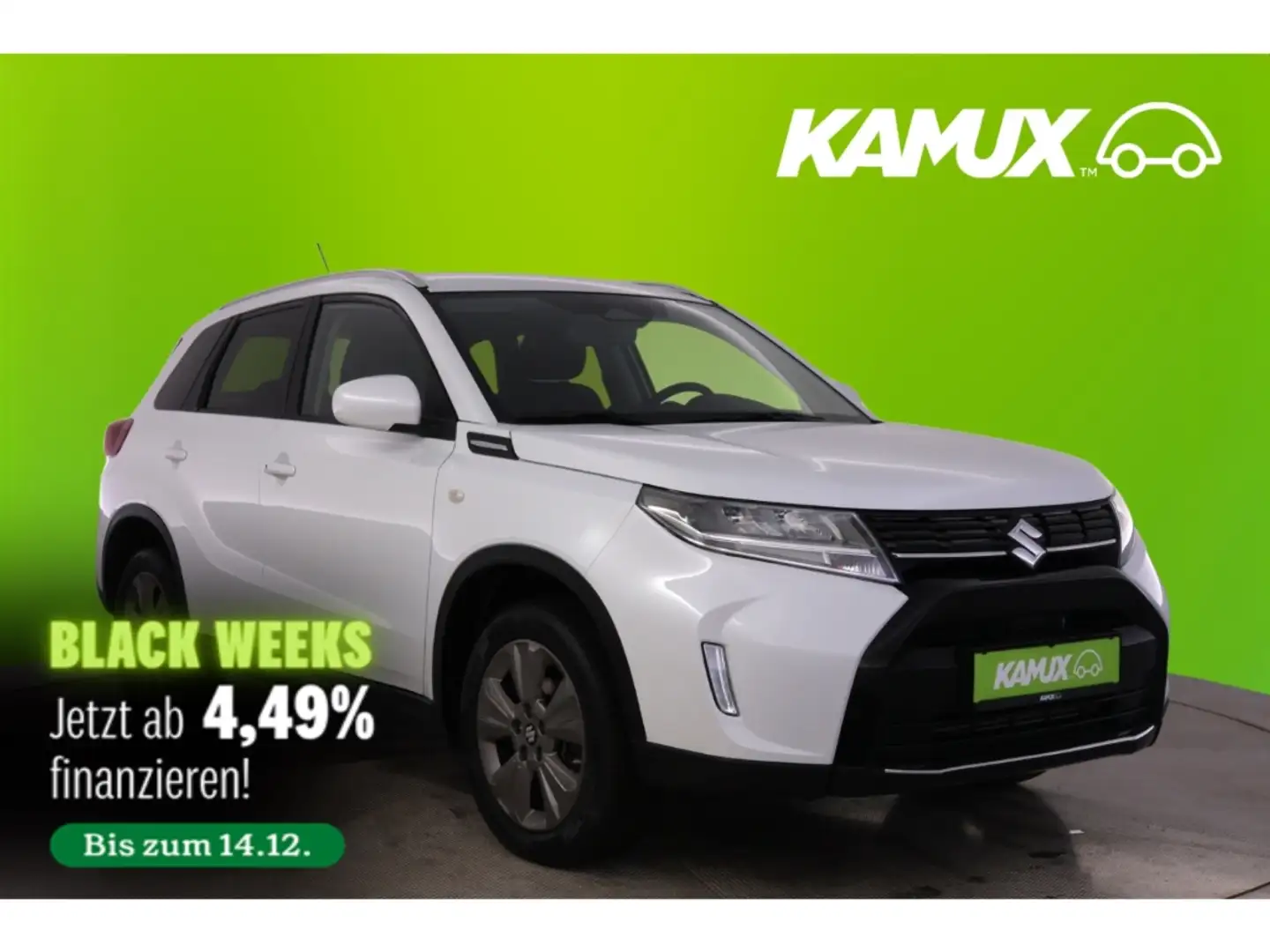 Suzuki Vitara 1.4 Hybrid Comfort+LED+KAMERA+CARPLAY+SHZ Noir - 1