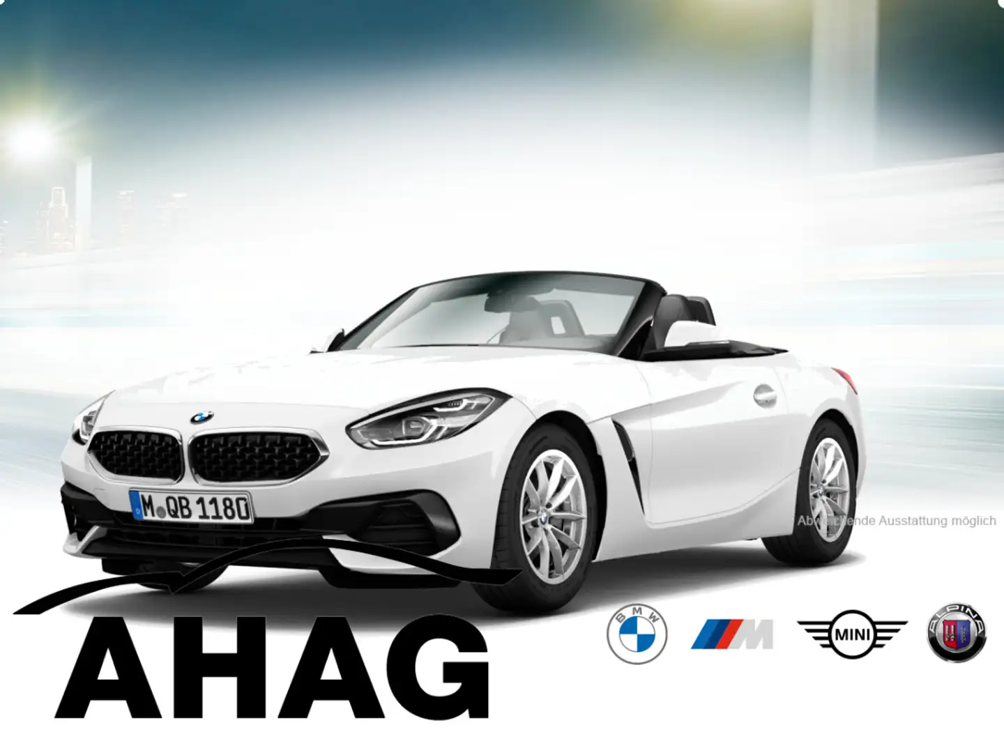 BMW Z4 sDrive20i Advantage Cabrio Navi Leder Bluetooth PD Blanc - 2