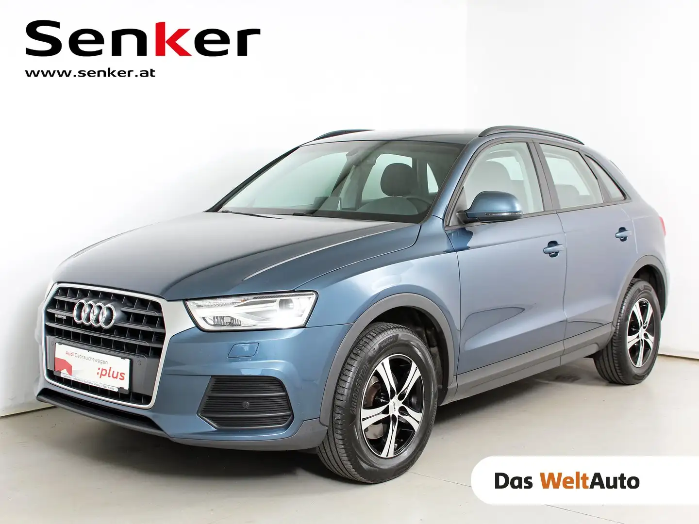 Audi Q3 2.0 TDI quattro Bleu - 1
