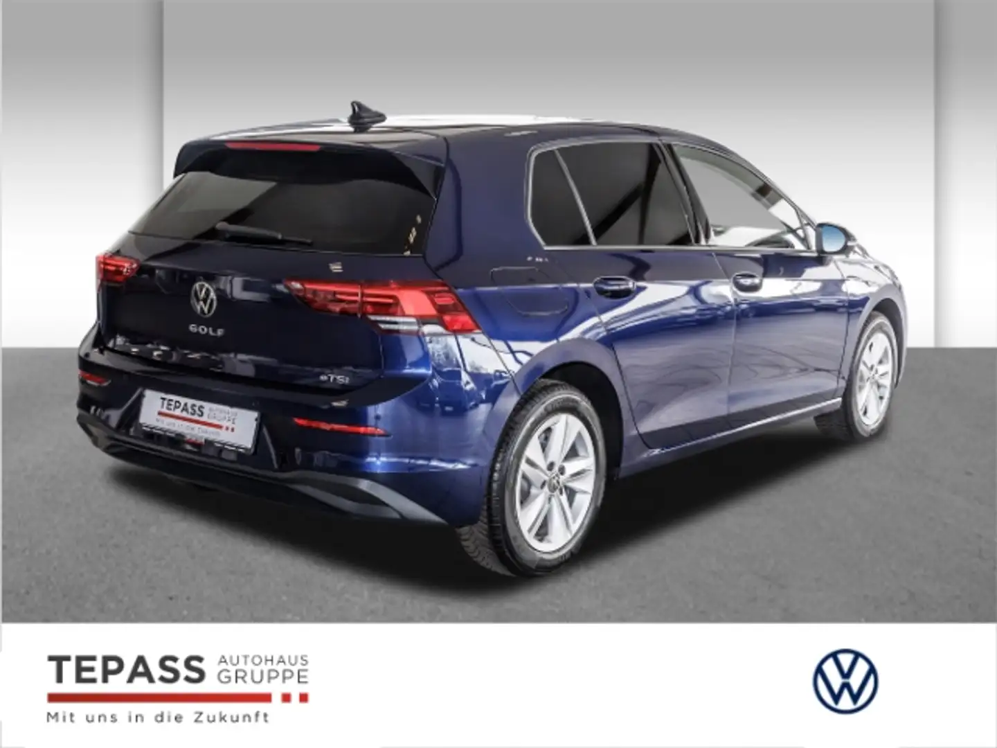 Volkswagen Golf VIII 1.5 eTSI Life NAVI KLIMA PDC LED SHZ Modrá - 2