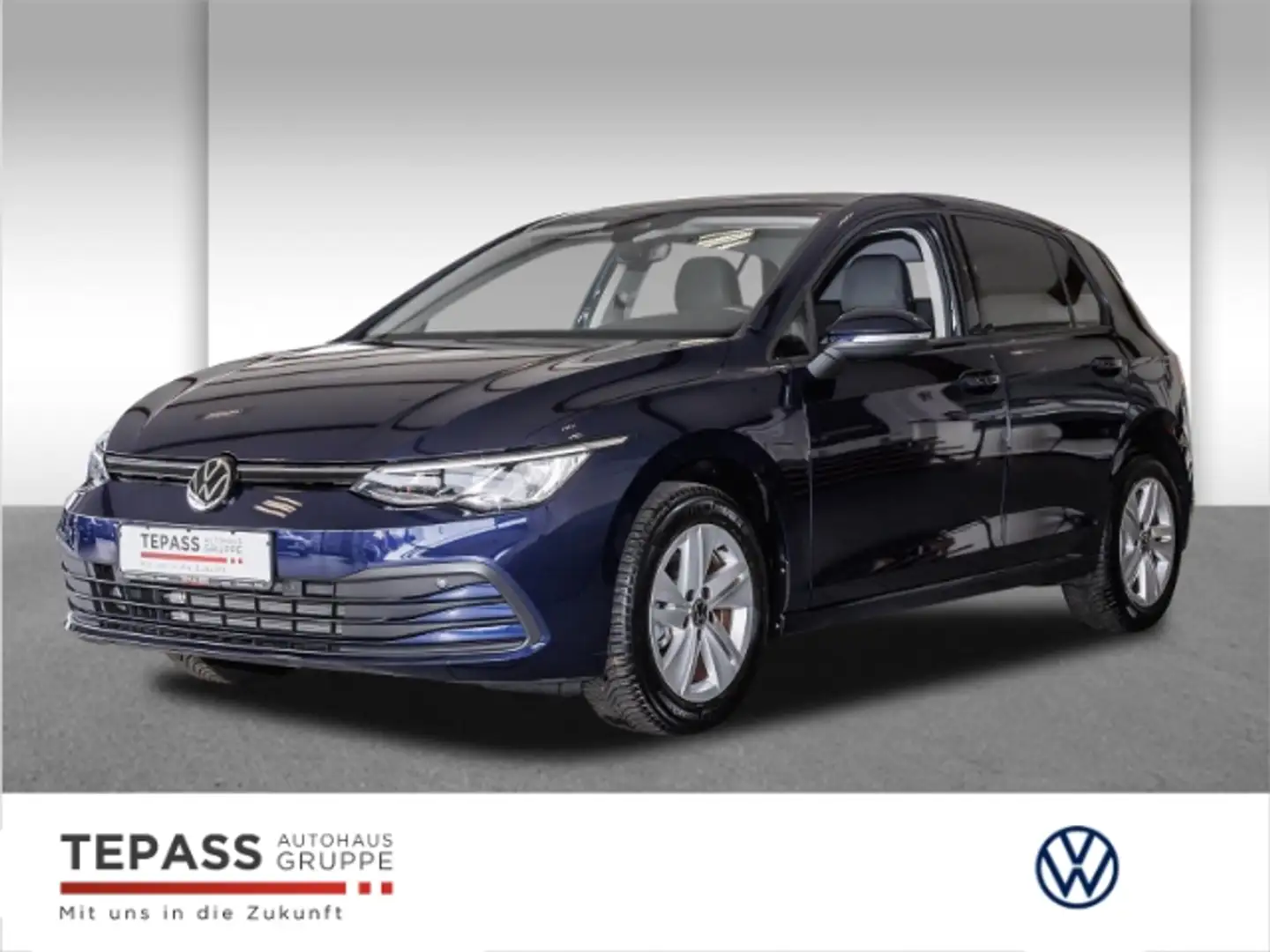 Volkswagen Golf VIII 1.5 eTSI Life NAVI KLIMA PDC LED SHZ Modrá - 1