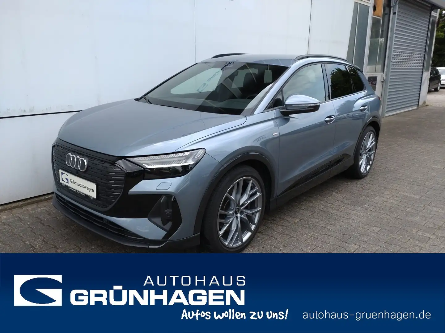 Audi Q4 e-tron Q4 50 quattro S-Line Navi/LED/ACC/AHK Klima/BC Blau - 1