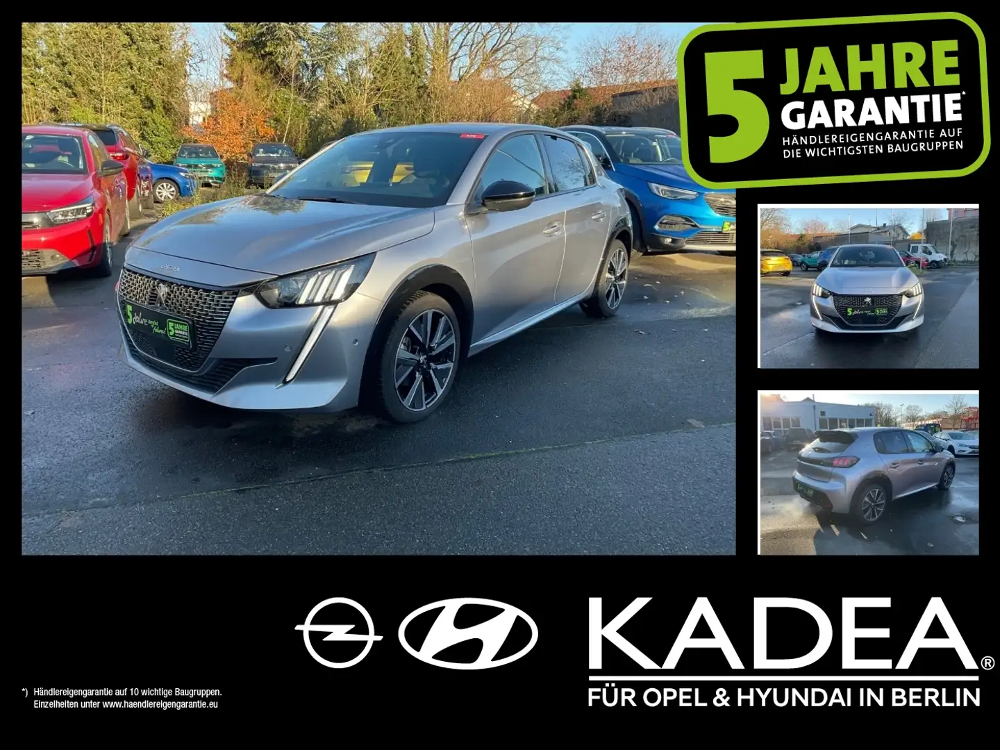 Peugeot 208 1.2 PureTech 130 GT LED+Navi+SHZ+Kam.+KlimaA Grau - 1