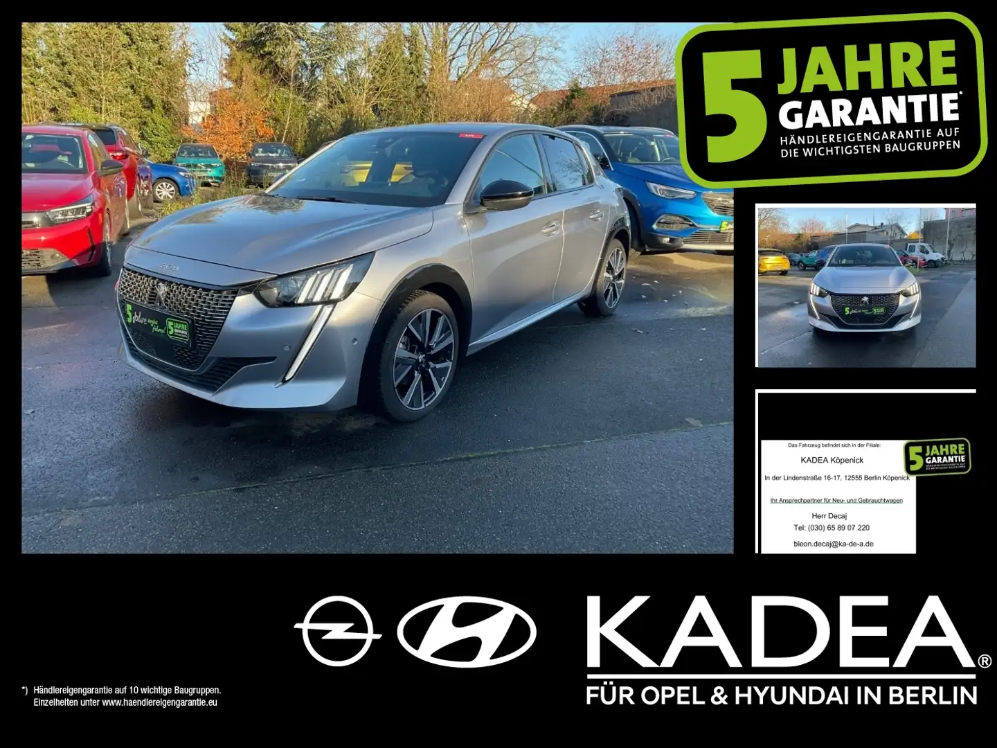 Peugeot 208 1.2 PureTech 130 GT LED+Navi+SHZ+Kam.+KlimaA Grigio - 1