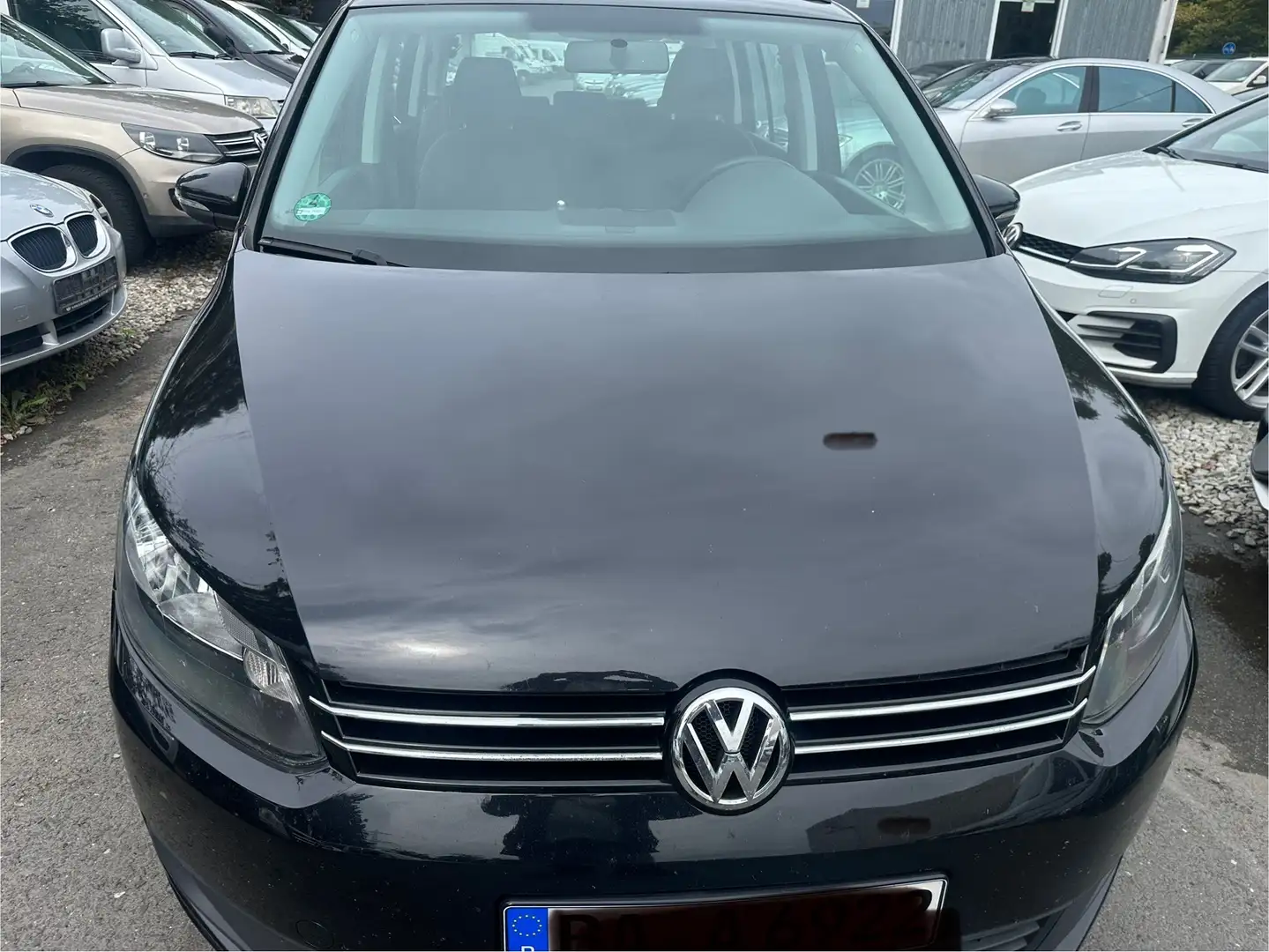 Volkswagen Touran 1,6 TDI NEU :TÜV und ZAHNREMEN ,7 PLÄTZE EURO 5 Schwarz - 2