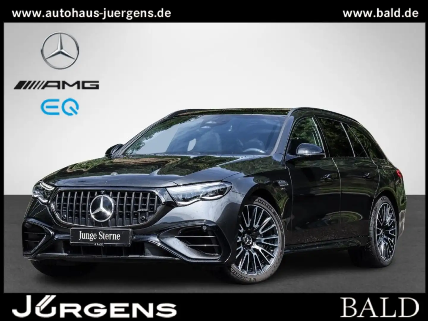 Mercedes-Benz E 53 AMG Hybr 4M+ T Pano/Burm/AHK/Night I+II/20" Grau - 1