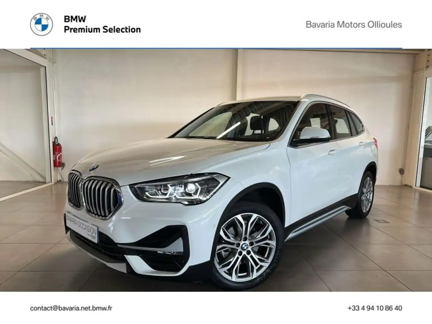 BMW X1 sDrive18i 136ch xLine Blanc - 1