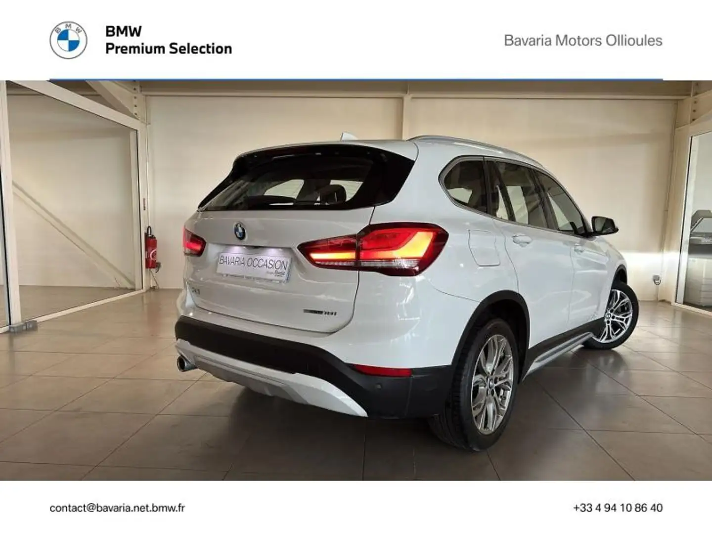 BMW X1 sDrive18i 136ch xLine Blanc - 2