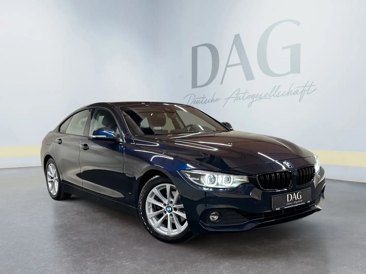 BMW 420 i Gran Coupé +VOLL-LED+LEDER+NAVI+SITZHZ+2.HD Bleu - 2