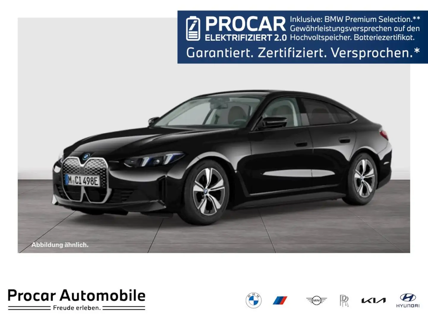 BMW i4 eDrive35 HUD+H/K+360°+DA PROF+ADAPT.LED Schwarz - 1