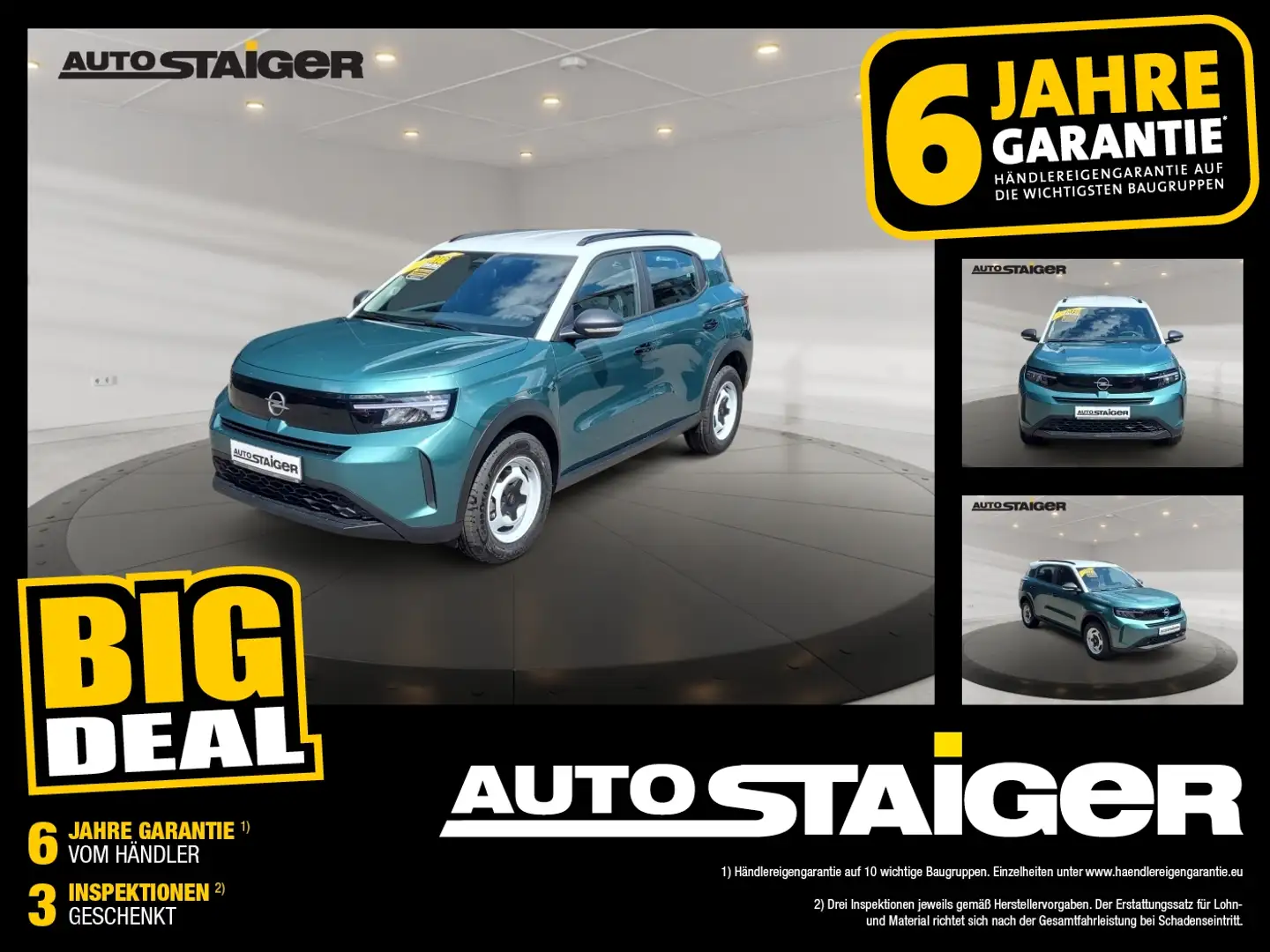 Opel Frontera Edition 1.2 Hybrid BRANDNEU*Kamera*Navi Grün - 1