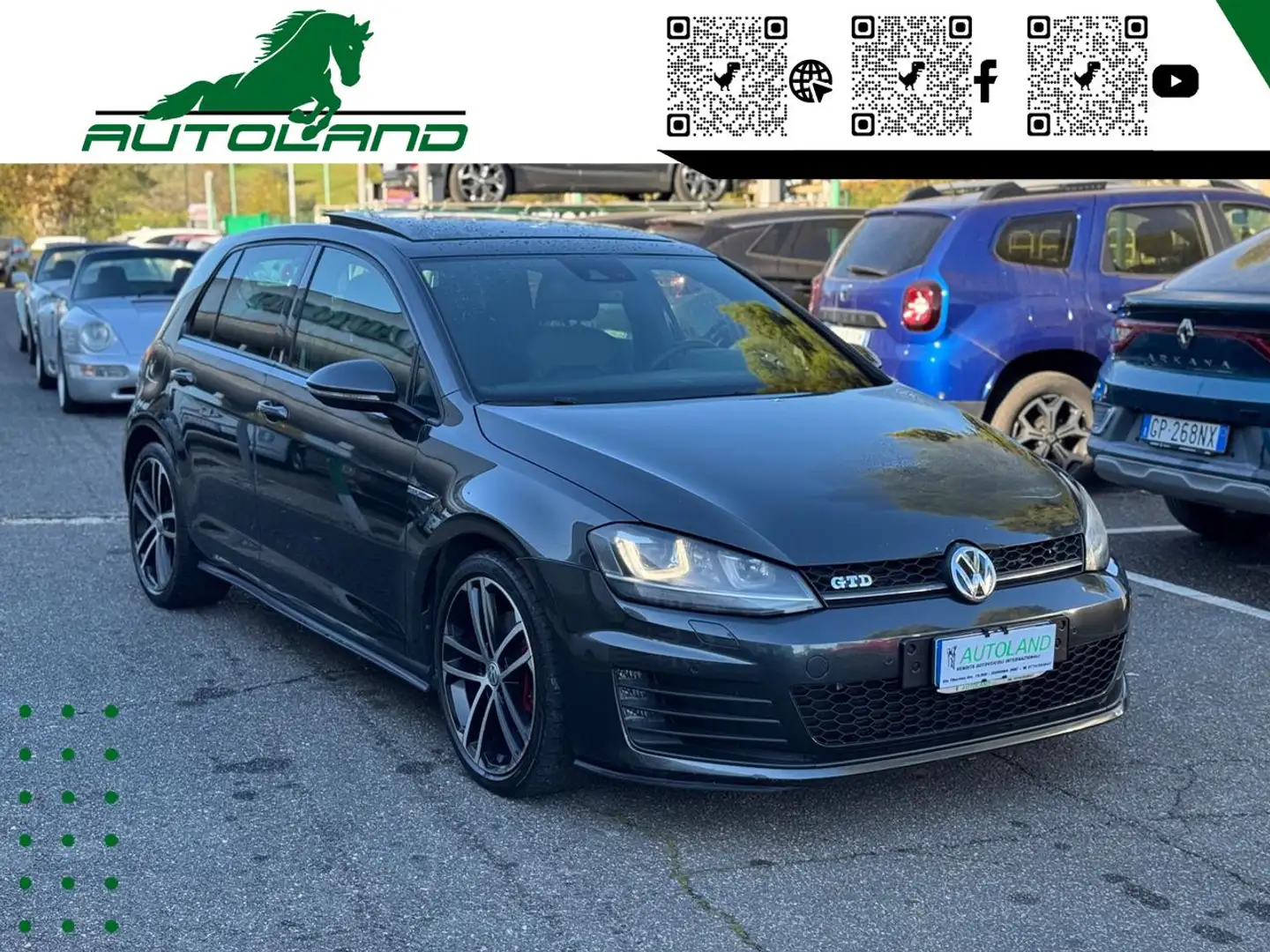 Volkswagen Golf GTD 2.0 Cambio DSG Manutenz. Certificata*FullOptional Grigio - 2