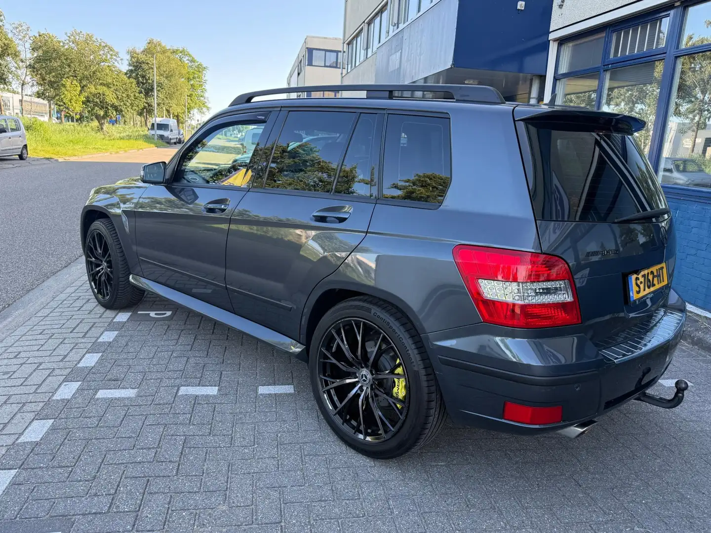 Mercedes-Benz GLK 350 4-Matic 888 LEDER /PANO/ AUTOMAAT)) Grijs - 2
