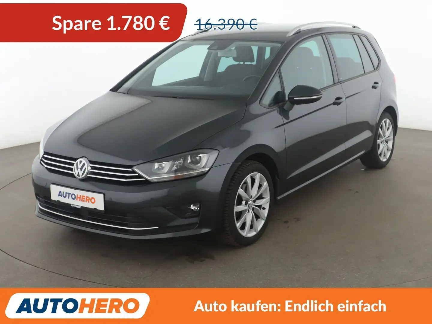 Volkswagen Golf Sportsvan 1.4 TSI Allstar BMT Aut.*NAVI*BI-XENON*ACC*PDC*SHZ Schwarz - 1