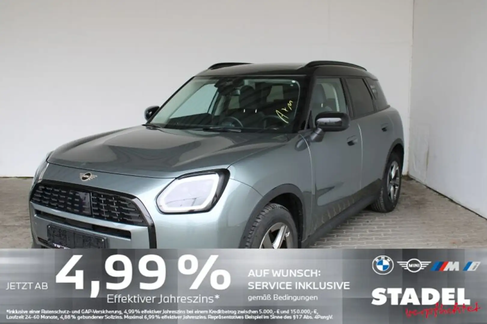 MINI Countryman D Navi.LED.HuD.AHK.Pano.KomfZg.RFK Verde - 1