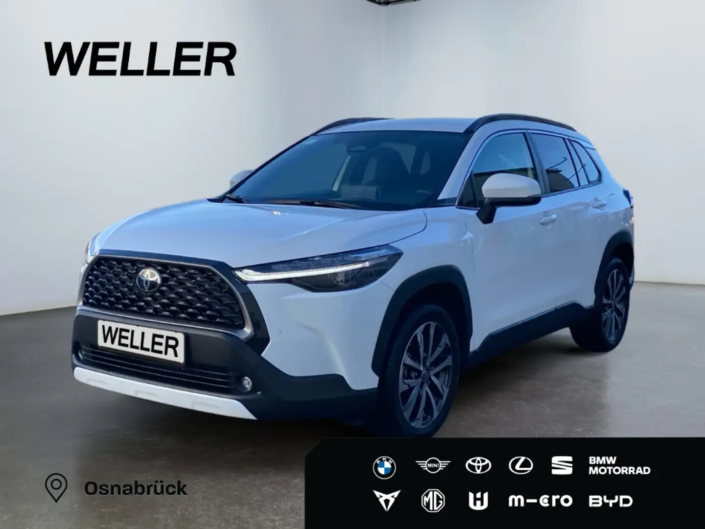 Toyota Corolla Cross Hybrid 1.8 Team D *LED*el Heck*CAM* Blanc - 1