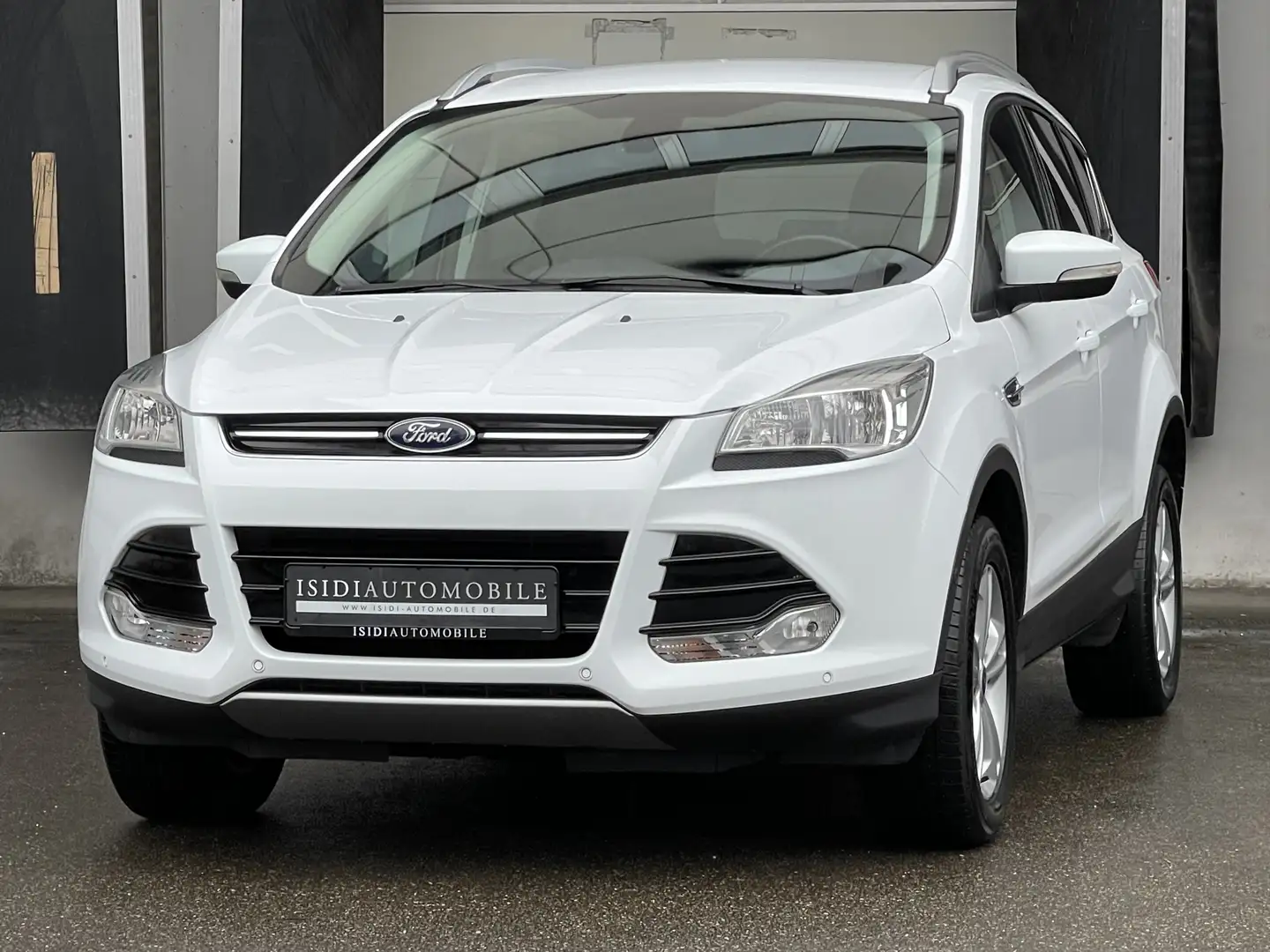 Ford Kuga Titanium Sitzheizung Einparkhilfe Leder AHK Blanc - 1