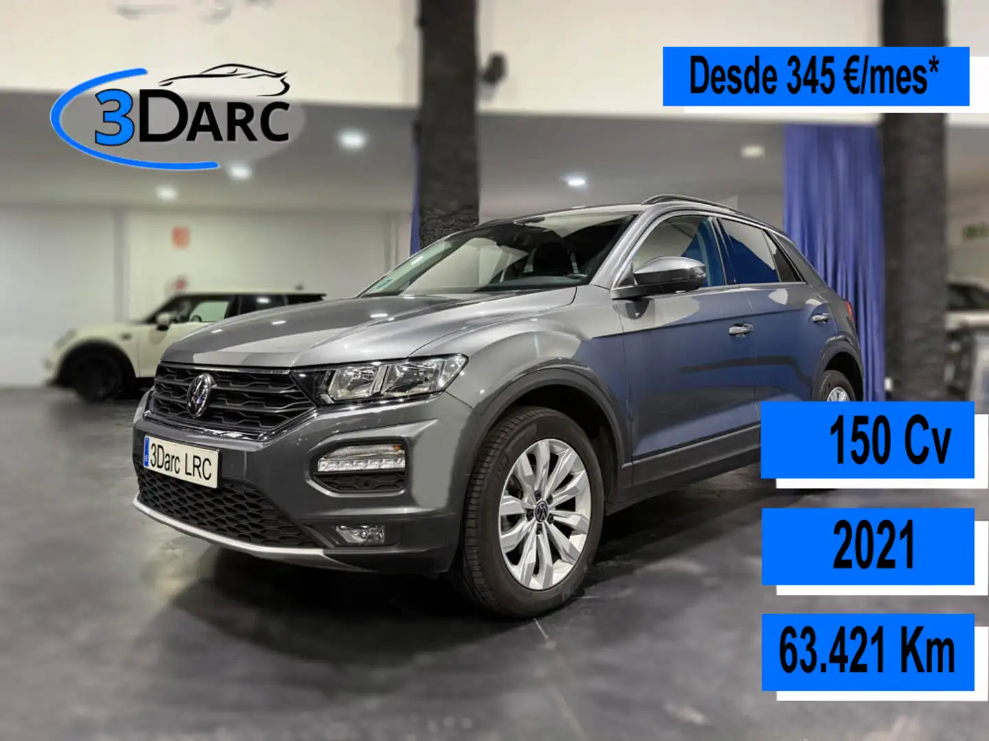 Volkswagen T-Roc 1.5 TSI Advance DSG7 Gris - 1