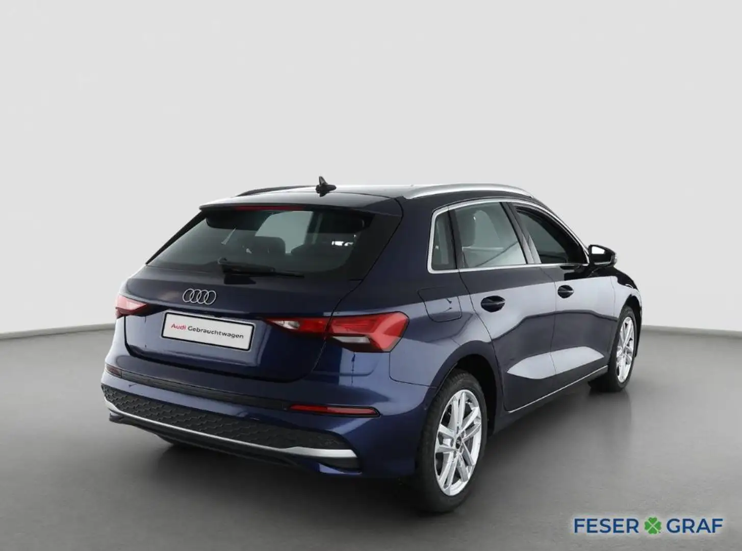 Audi A3 30 TFSI advanced Navi RüKa Sitzh. Blau - 2