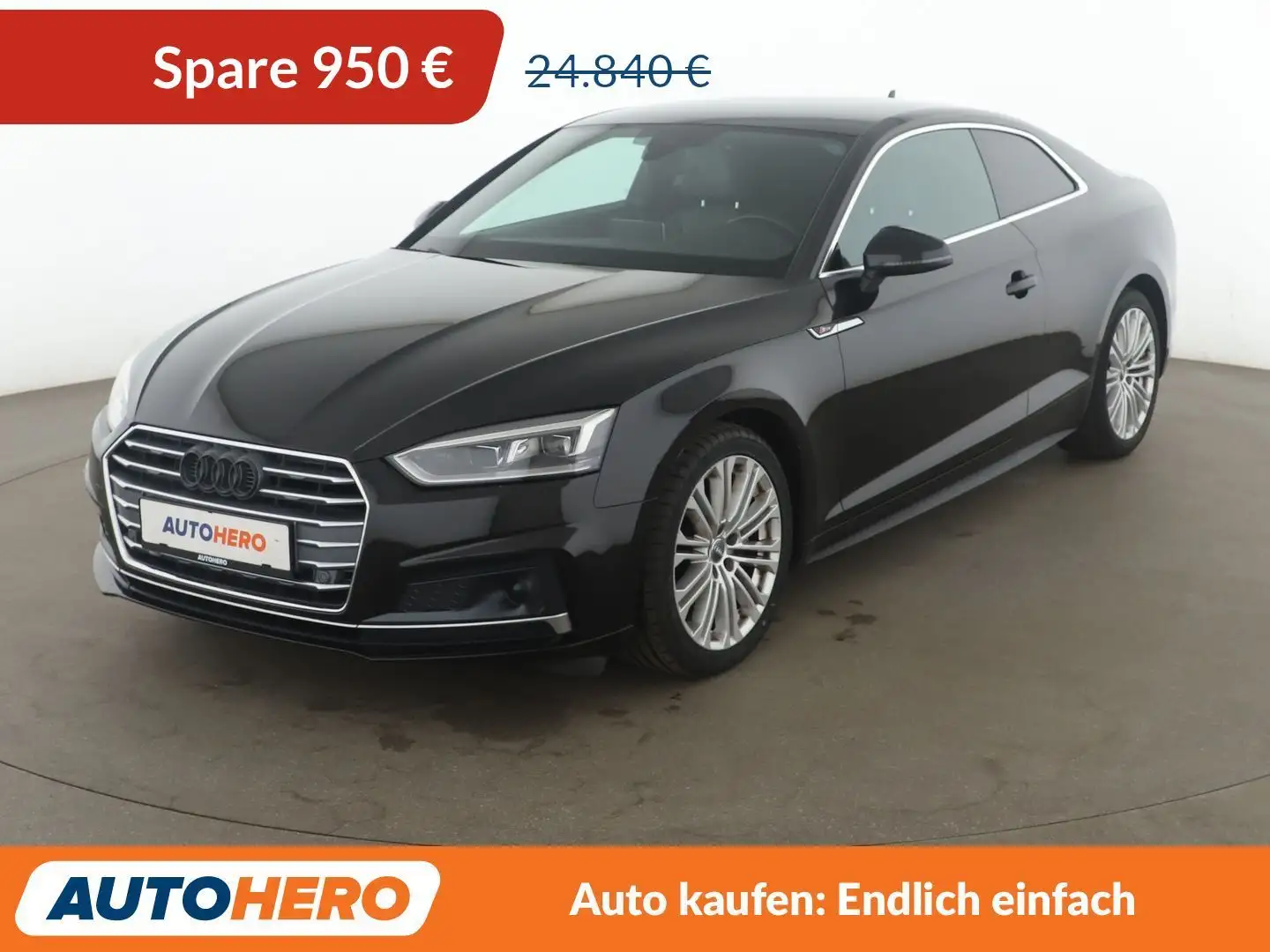 Audi A5 2.0 TDI Sport Aut.*NAVI*LED*ACC*PDC* Schwarz - 1