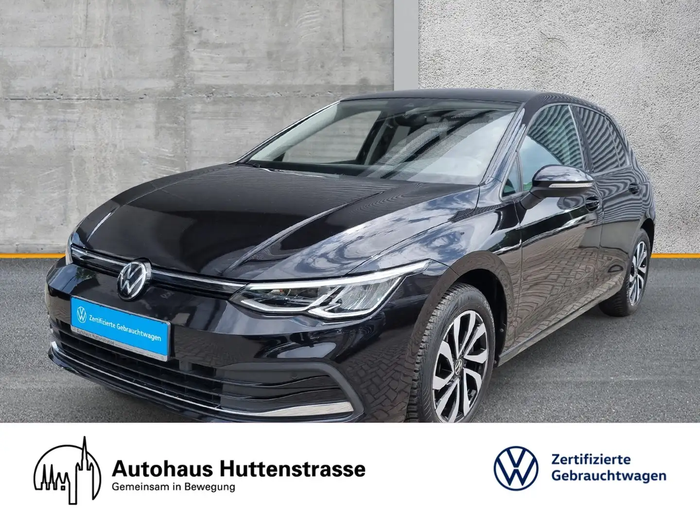 Volkswagen Golf VIII 1.0 TSI Active LED NAVI SHZ PDC APP Negro - 1