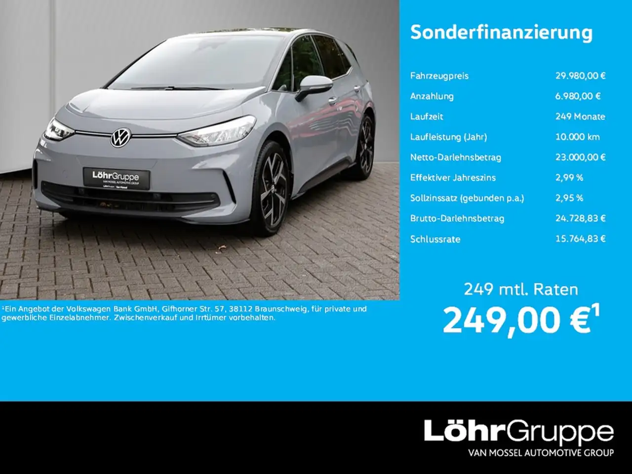 Volkswagen ID.3 Pro Move "2,99%" Navi., Tel., ACC, RFK, App-Con...