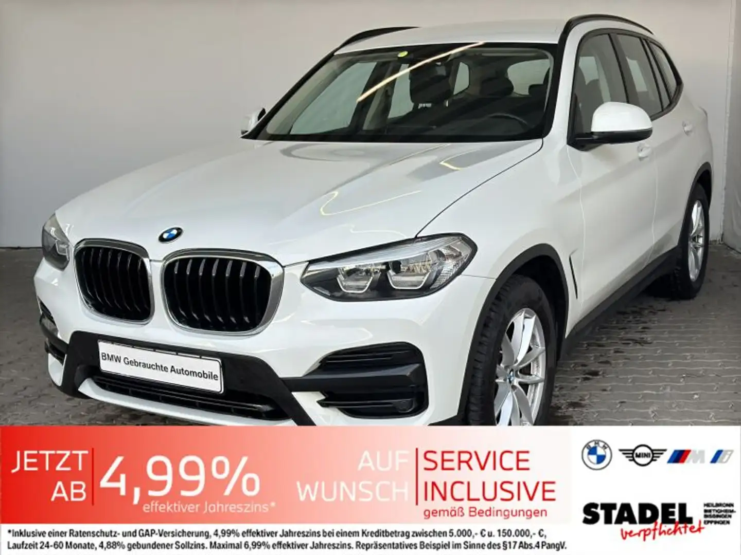 BMW X3 xDrive20dA Advantage Navi.LED.PDCvohi.DAB Wit - 2