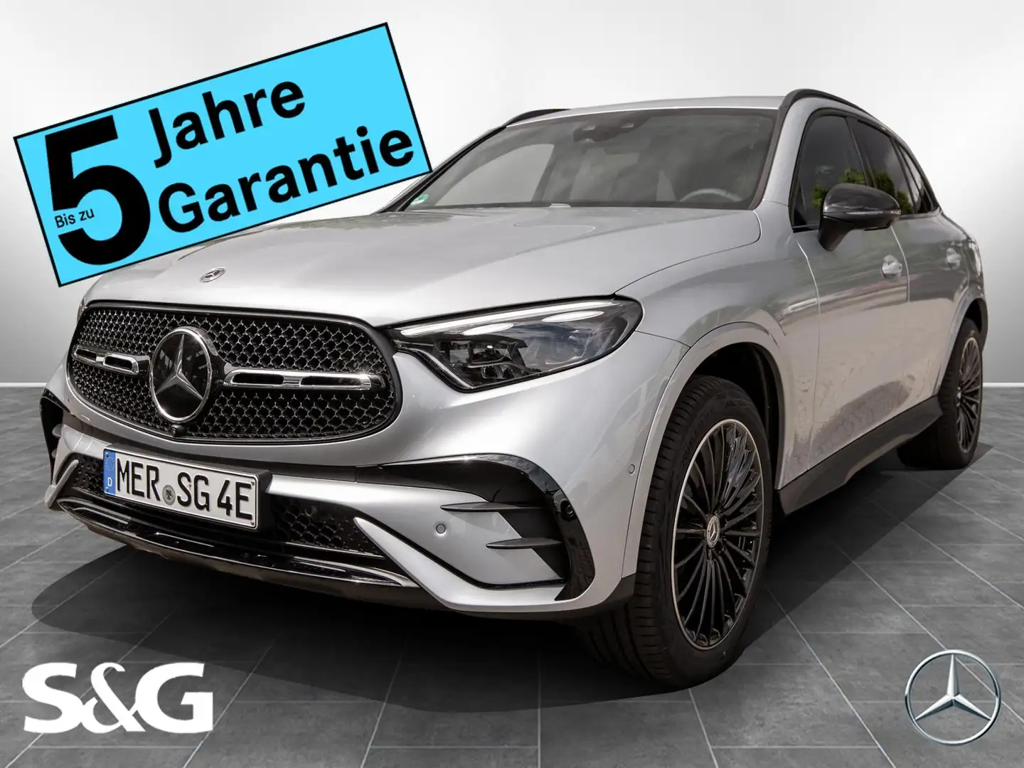 Mercedes-Benz GLC 300 de 4M AMG MBUX+360°+AHK+DIG-LED+20+Distr Zilver - 1