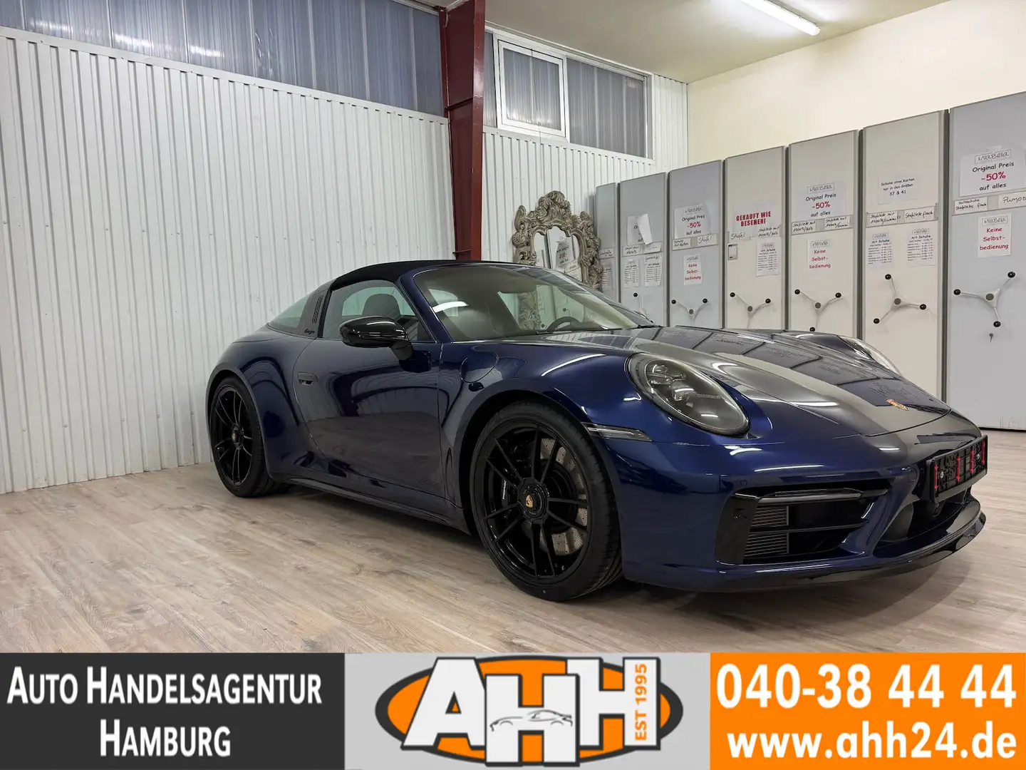 Porsche 992 TARGA 4 GTS CARBON|LIFT|MATRIX|SOUND|CHRONO! Blau - 2