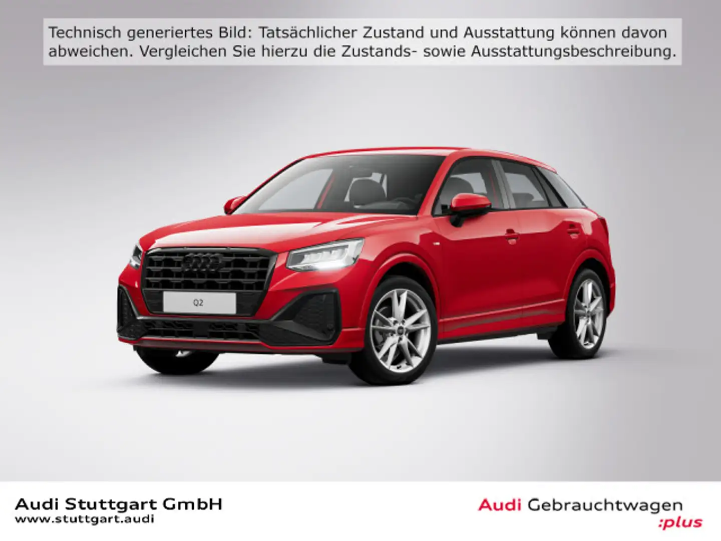 Audi Q2 35 TFSI S line AHK LED virtC SONOS PDC+Kamera Rot - 1
